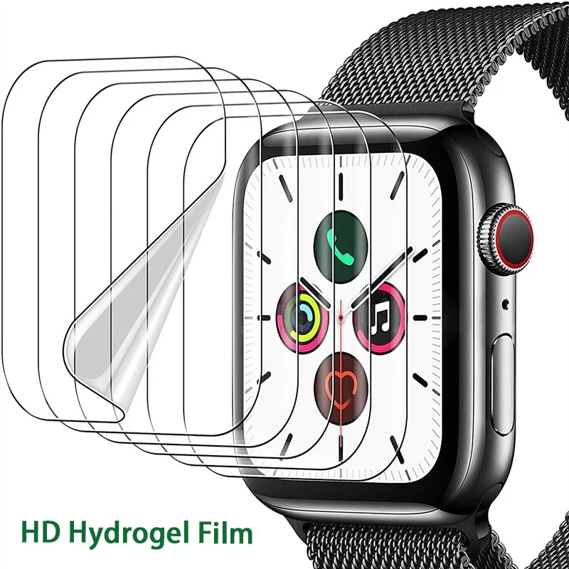 ฟิล์มใสสำหรับนาฬิกา Apple ไฮโดรเจลขนาด45มม. 41มม. 44มม. 40มม. 42มม. 38มม. 49มม. ไม่ใช่กระจกสำหรับ iWatch ultra 9 8 7 6 SE 3