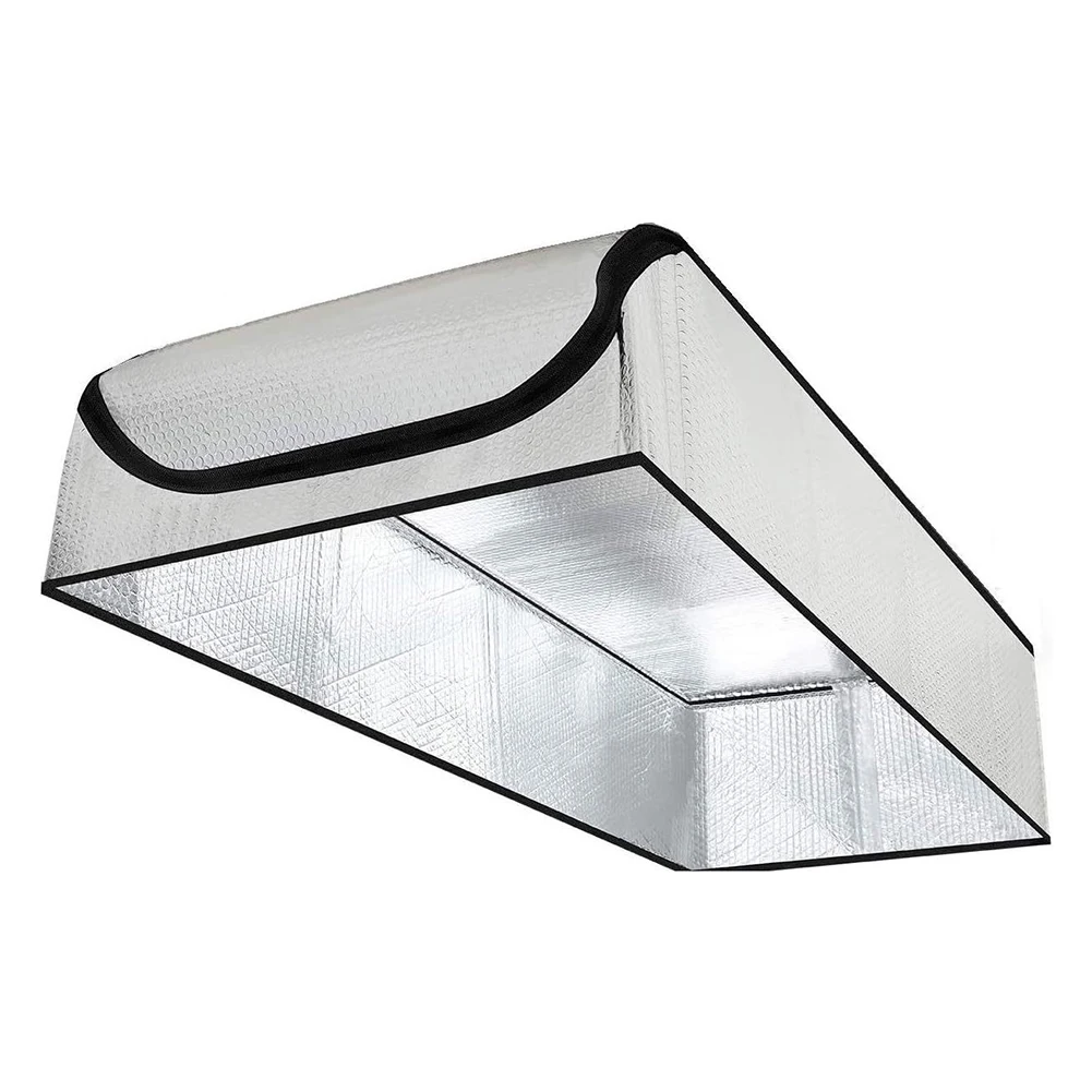 Weather For protection Attic Stair Snow Cover Using Aluminum Foil and Bubble Insulation to Block Snow and Maintain Comfort