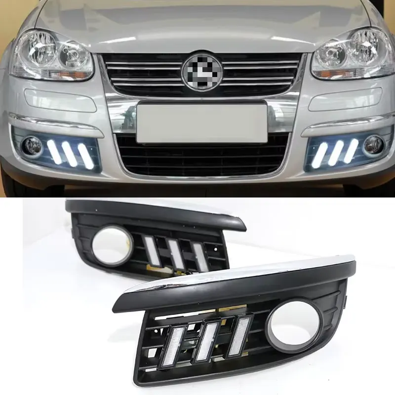 

2x Car-specific for VW Jetta MK5 Sagitar 2006-2010 LED DRL daytime running light