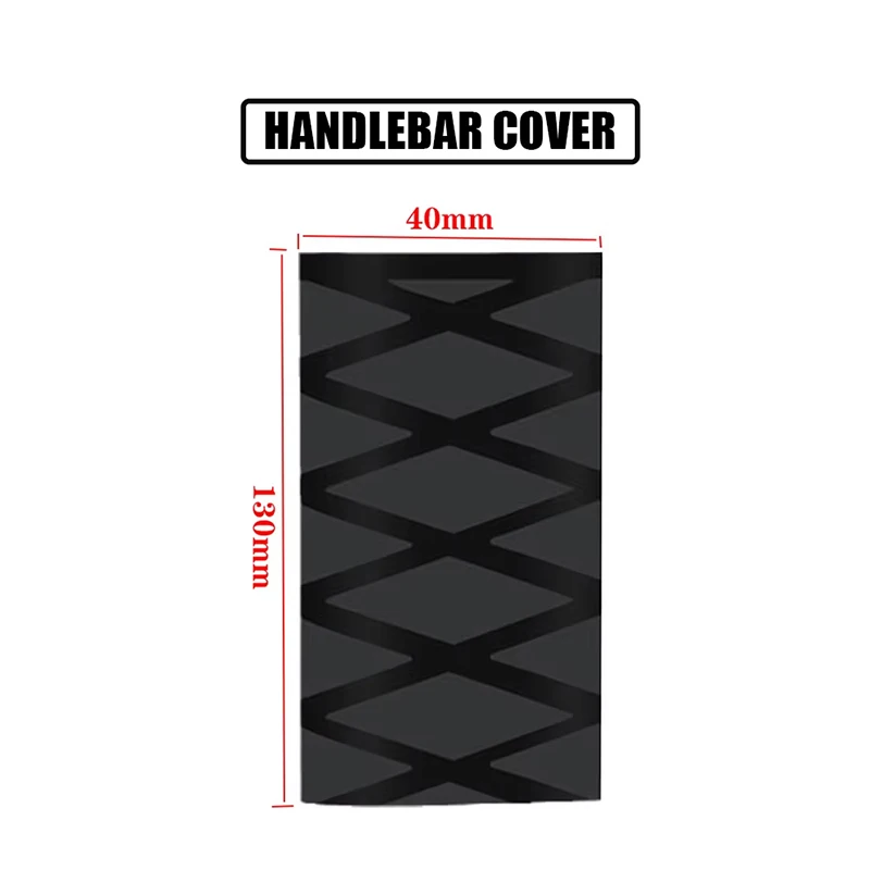 Universal Non-slip Rubber Grip Glove Motorcycle Handle Cover Deformable Heat Shrinkable Grip Cover Sleeve Handlebar Covers