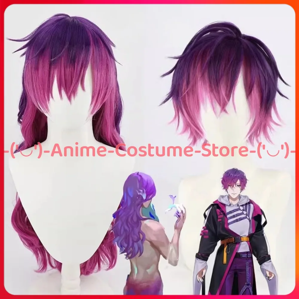 

NIJISANJI VTuber Uki Violeta Cosplay Wig Anime Game Character Halloween Carnival Party Costume Wigs Heat Resistant Synthetichair