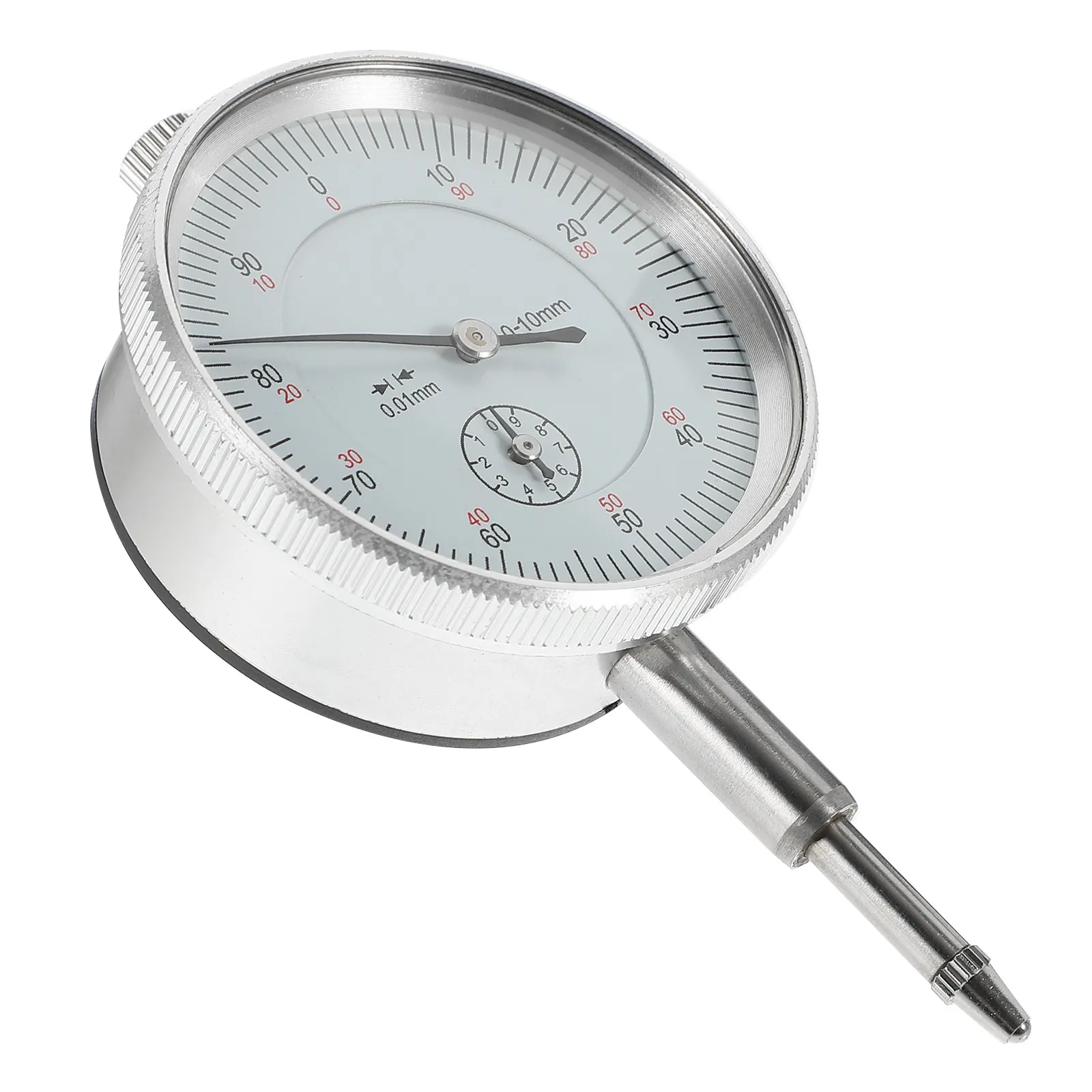 0.01mm Precision Dial Indicator 0-10Mm Range Shockproof Accuracy Measuring Tool for Shaft Run Out Gear Backlash Industrial
