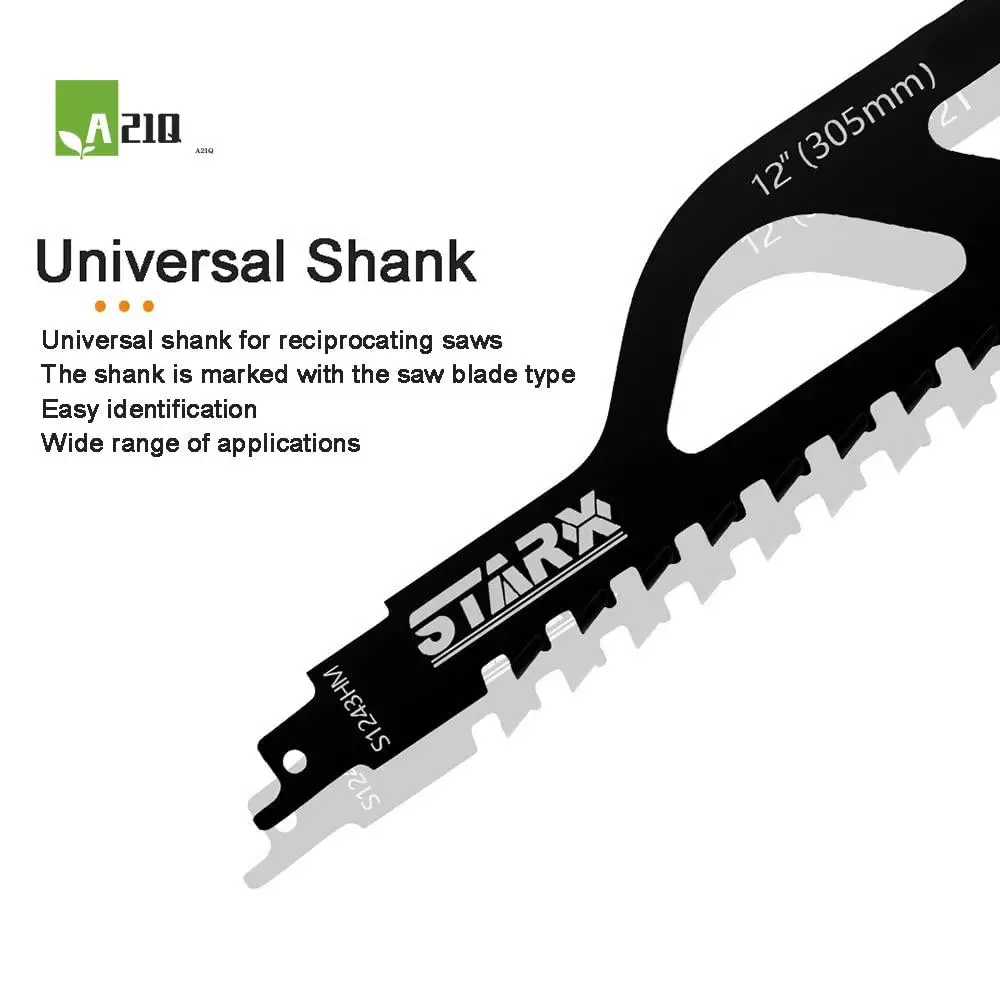 

A21Q - Пильное полотно сабельной пилы Твердосплавное полотно для резки пористого бетона, волокна, цемента