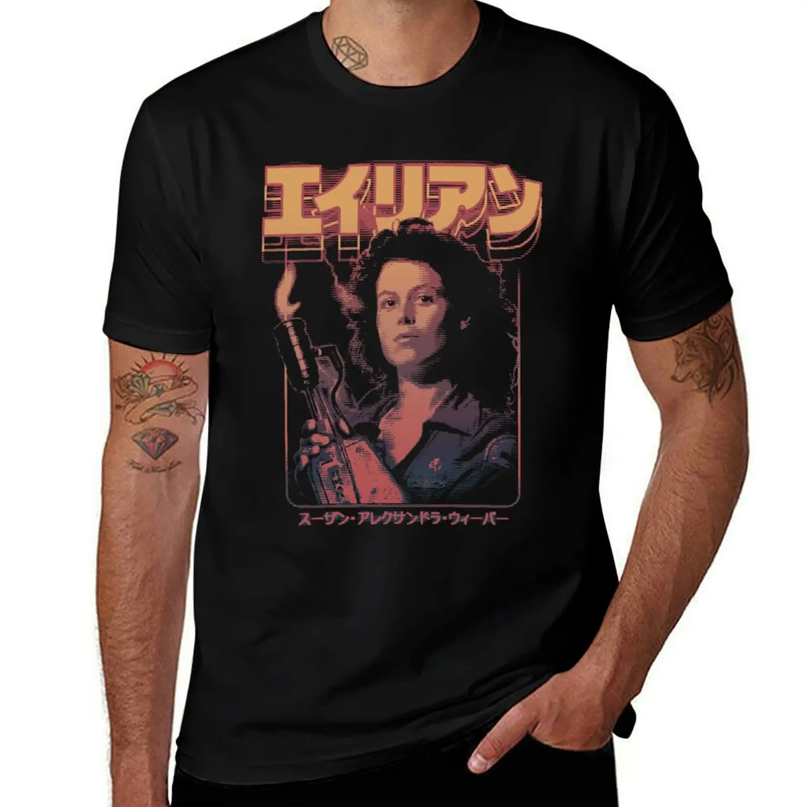 Alien: Ellen Ripley T-Shirt Casual Fashion Print Tee Top T-Shirt