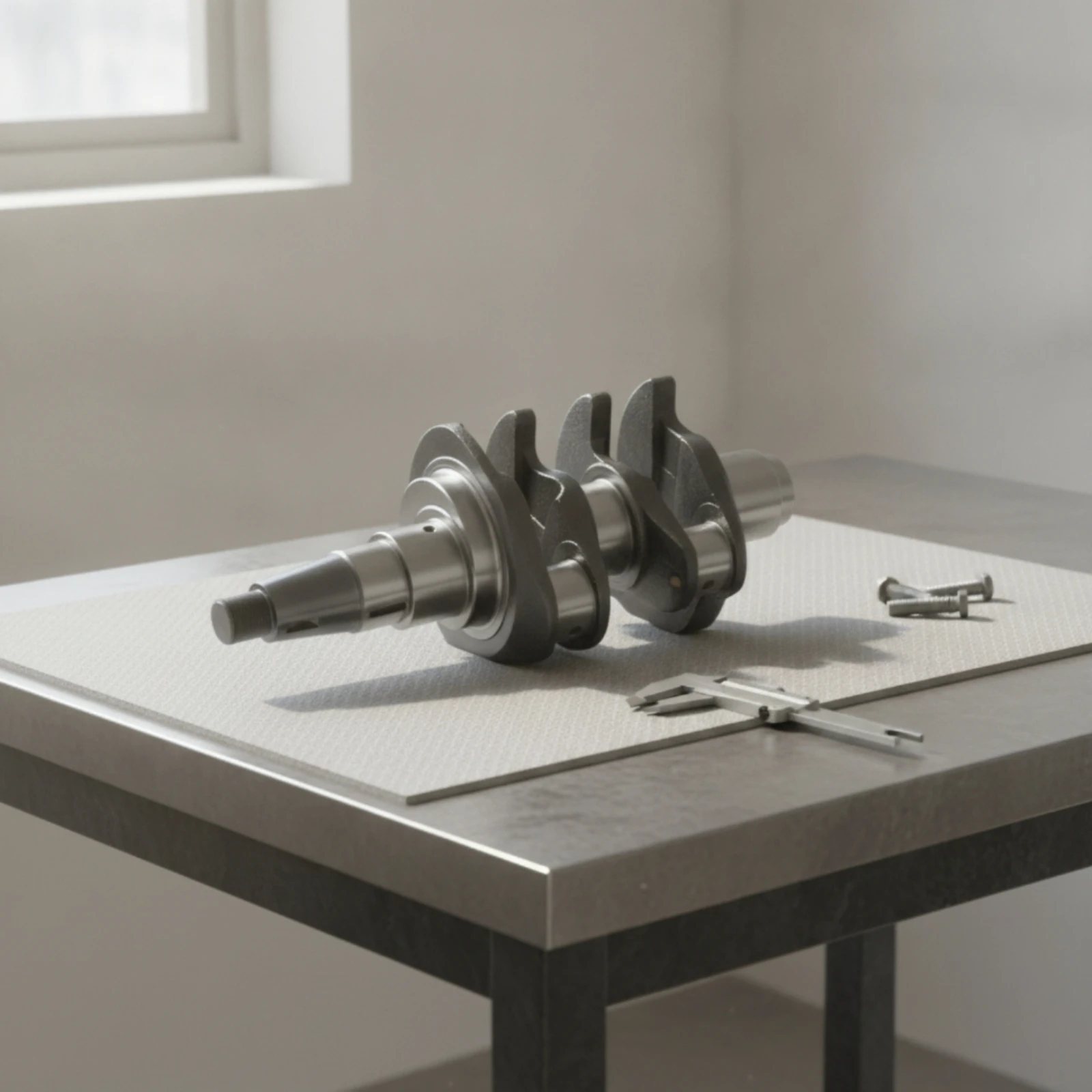 Engine Crankshaft Assembly Machined Marine Shaft Outboard Hardware Reliable Fit for Power Equipment Type 25