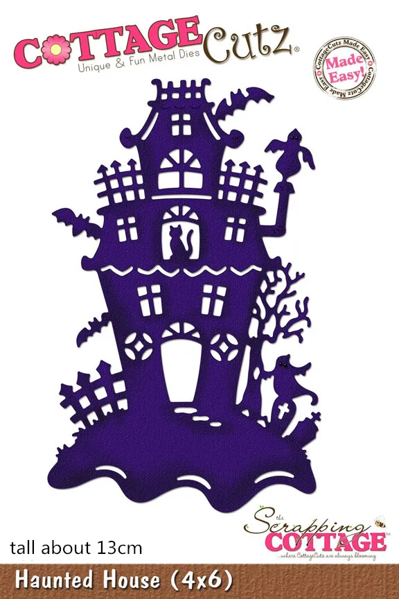 قطع معدنية يموت هالوين الحبل الدانتيل بو شجرة القط البيت الخفافيش العنكبوت ويب الكلب الهيكل العظمي سكرابوكينغ الإطار بطاقة الحرفية لا ختم