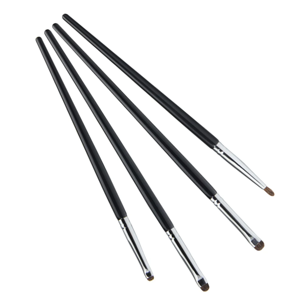 

4pcs Eye Makeup Brush Set Real Eyeshadow Precision Women Tools Small Eyeliner Brush Wand Lightweight Store Delicate