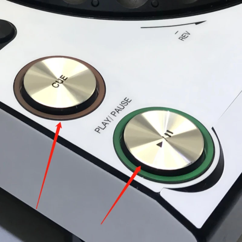1/2PCS Play Pause Button Sticker Replacement Switch Button Sticker Protector For CDJ-2000NXS2 Disc Player Accessories