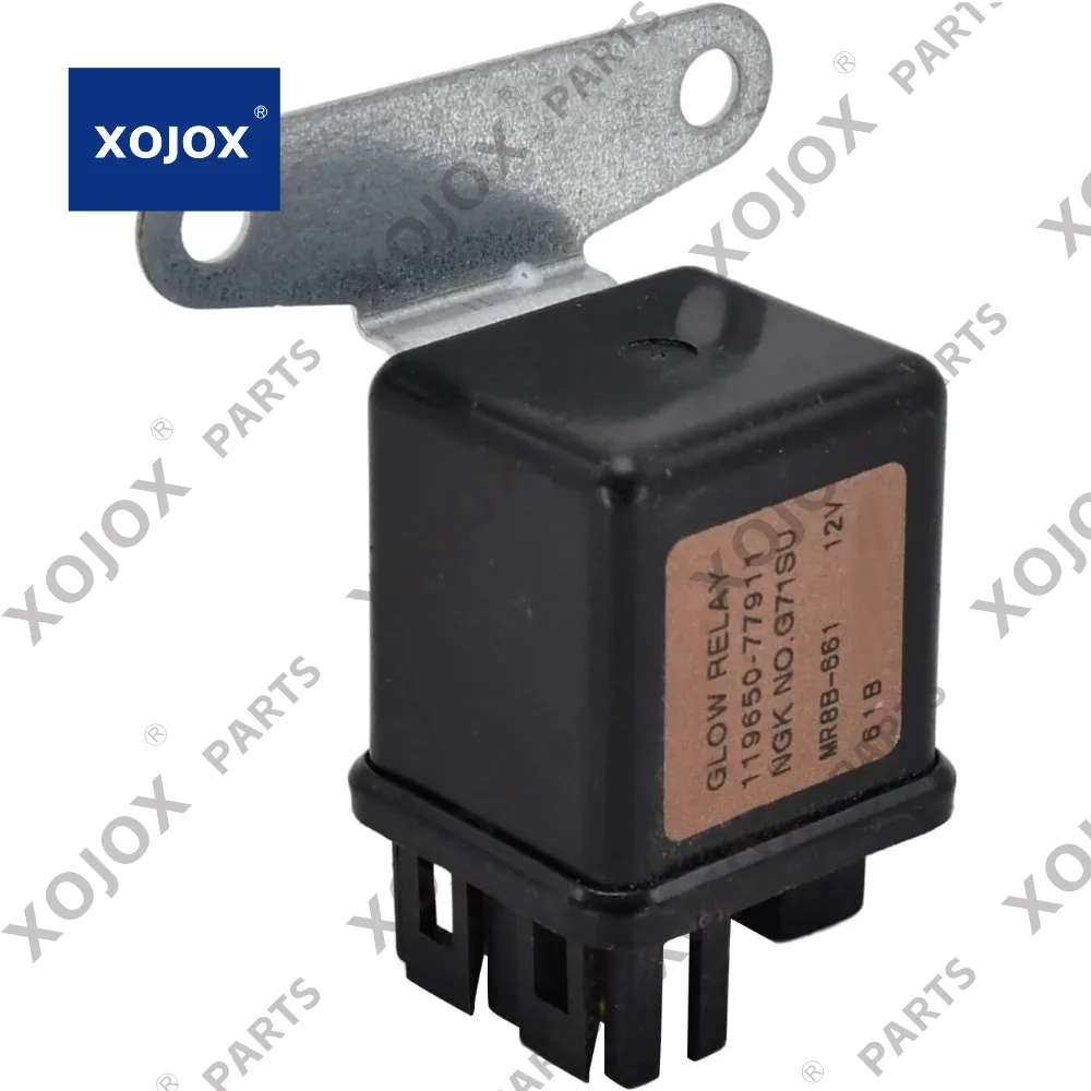 

XOJOX 12V Glow Plug Relay 119650-77910 11965077910 16415-65600 1641565600 Compatible with Yanmar NGK G71Su Tractor EF352 EF312 E