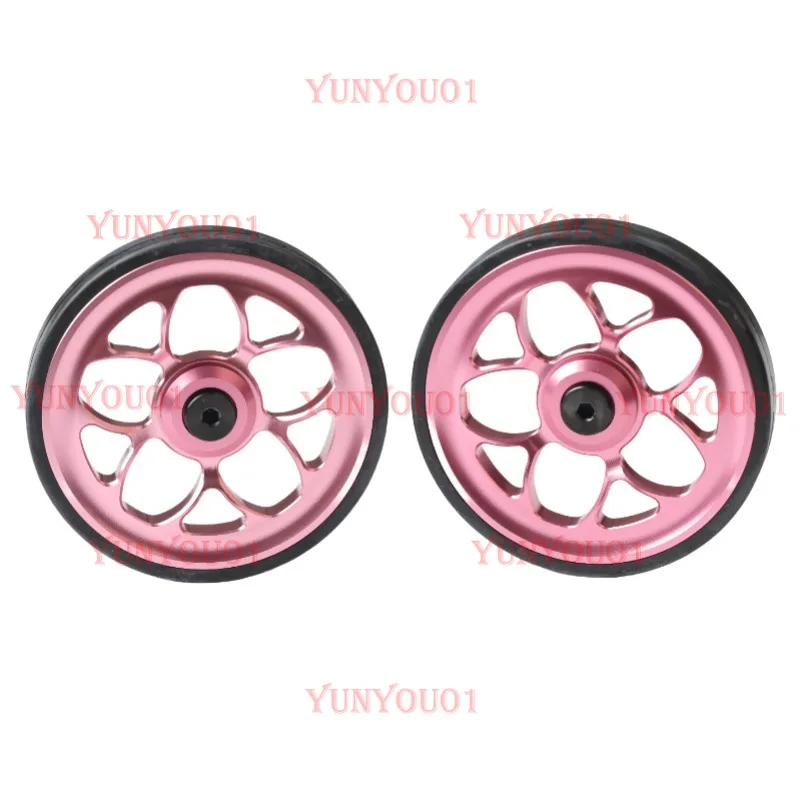 

Suitable for Small Cloth Easy Wheel 70mm Folding Bicycle Push Wheel Macaron Easy Wheel