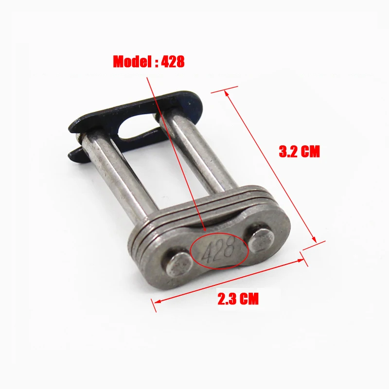 USER-X Motorcycle chain buckle DID 420 428 530 630 428 thickened chain buckle chain lock chain joint Chain quick release