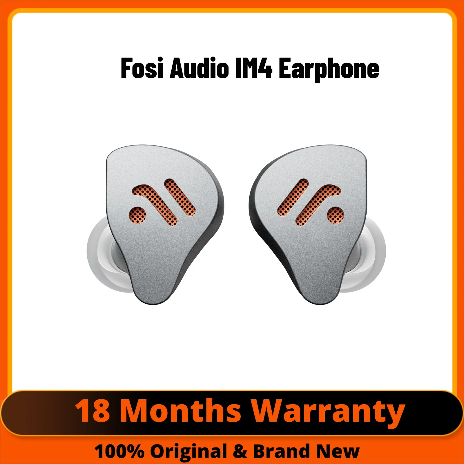 Fosi Audio IM4 Open-Back IEM Earphone Dynamic-driver Hifi Wired Headphone For Audiophiles Gamer Music