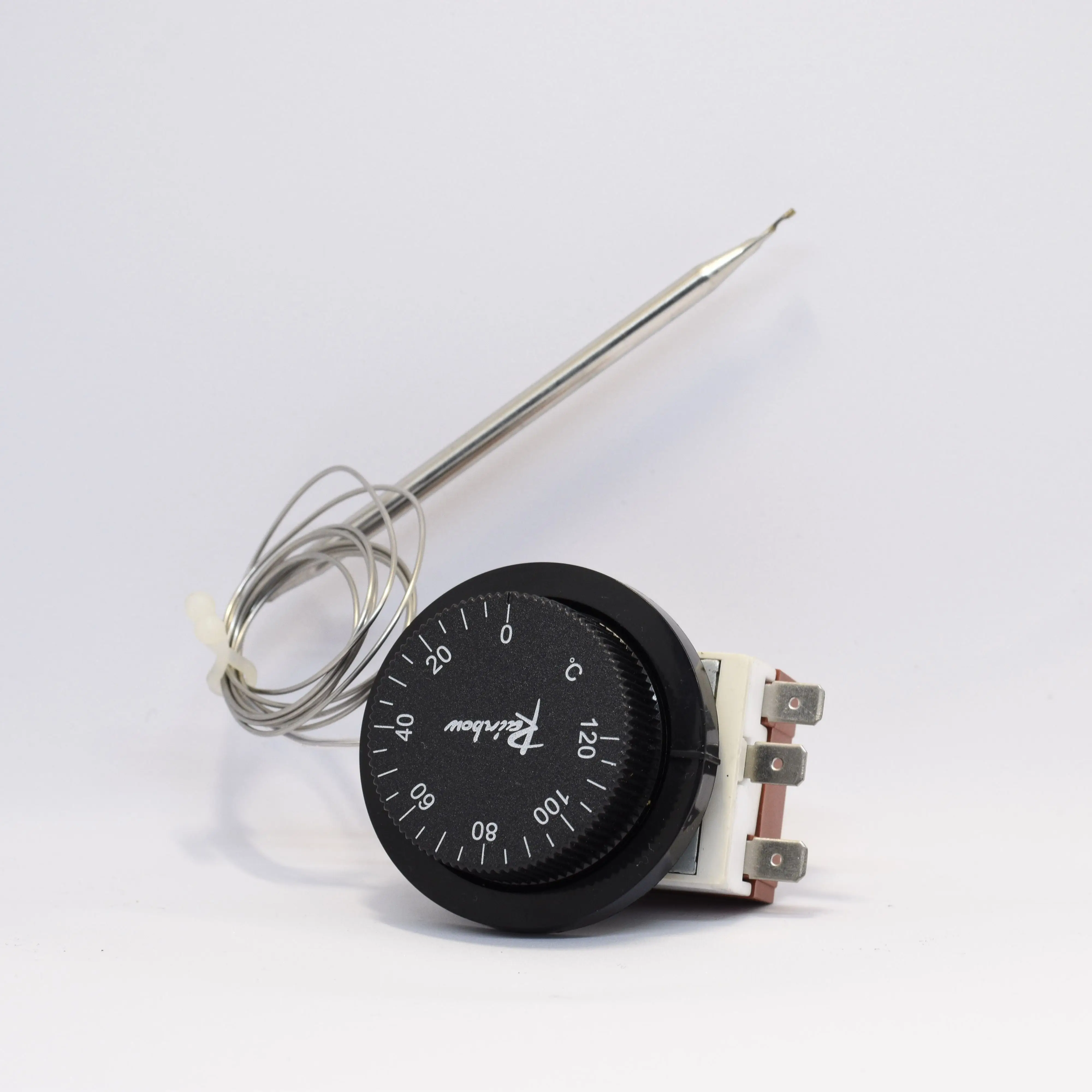 

0 C-120 C Korea Rainbow TS-120SR термостат, 3 контакта, регулируемая температура, 3-футовый регулятор температуры