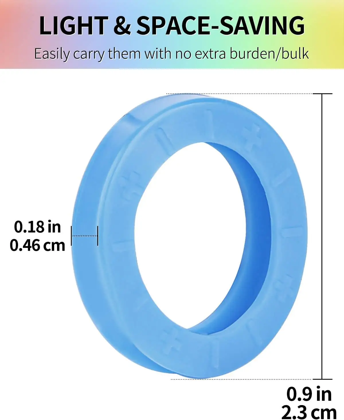 21pcs Round Key Caps Covers Set-  Plastic Identifier Label Tags for Standard Round Flat House and Larger Square Rhombus Keys
