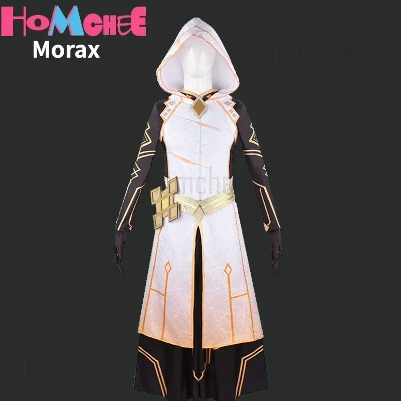 Zhongli genshim cosplay costumes Rex lapis Morax outfits wig full set impact Zhongli cosplay for men women