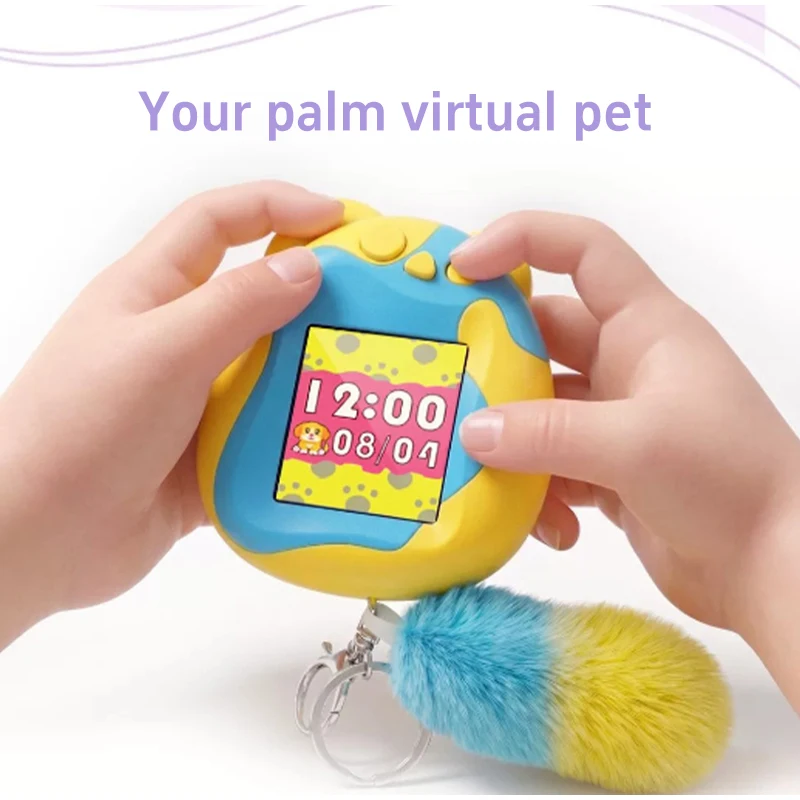 2026 Color Screen Virtual Pet Handheld Game Console Interactive Electronic Toy for Kids Educational Birthday Gift for Boys Girls