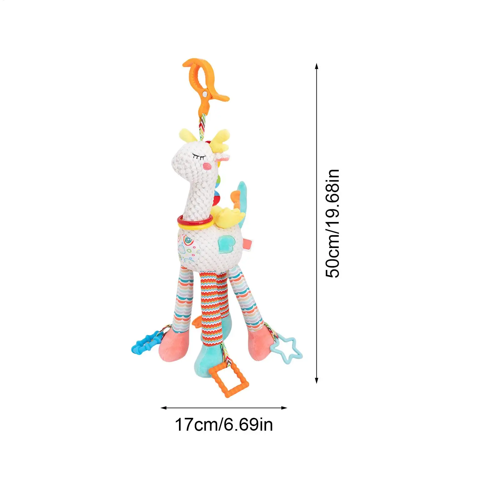 Crib Toys Boy Plush Stroller Toy For Children Plush Doll Carseat Animal Ornament For Vacation Outgoing Shopping Activity Walking