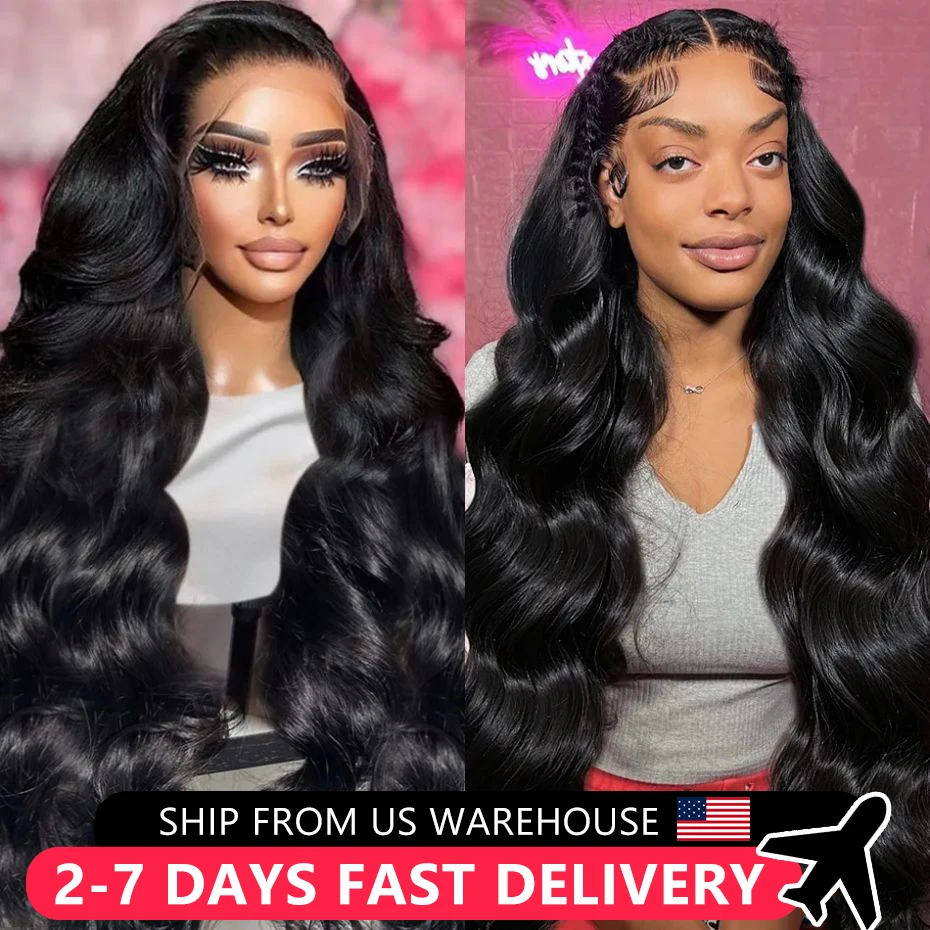 5x5 4x6 Glueless Indian Hair Lace Closure Wig Body Wave Human Hair Wig Ready To Wear Pre Cut 13x4 Lace Front Wigs Pre Plucked