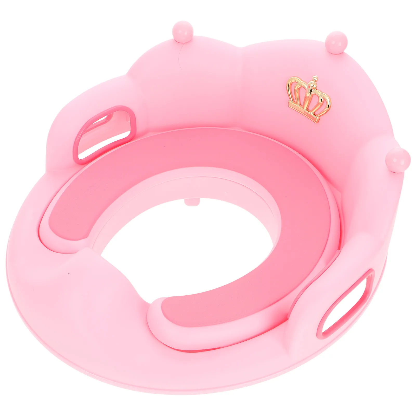 

Увеличенное сиденье для приучения к горшку для домашнего использования, с удобной подушкой, нескользящим дизайном, легко моется, съемное, из полипропилена