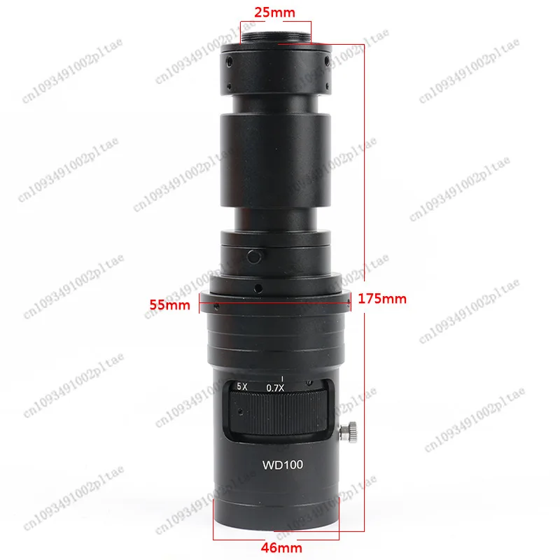 200X/500X Continuous Zoom C Interface Maintenance Welding Digital Microscope Industrial Camera Portable Monocular Lens