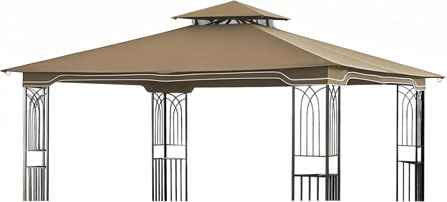 

Replacement Gazebo Canopy for 10 x 12 Regency II Patio Gazebo Model L-GZ798PST,L-GZ798PST-E,A111014400,A101004104,A101004105