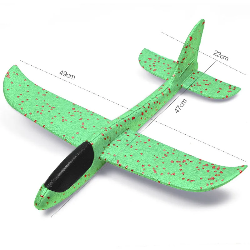 Jouet éducatif 3-10 Ans Avion Planeur Mousse Avec Pistolet Lanceur - Jeu Extérieur Enfant - Cadeau Garçon Fille 3-10 Ans Cadeau Garcon Fille