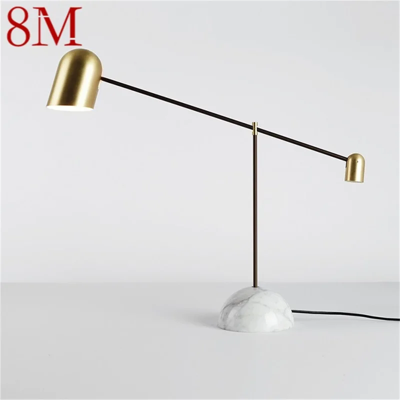 

8M Nordic Vintage Table Lamp Contemporary Design LED Art Desk Light Fashion Bedside Decor for Home Bedroom Living Room