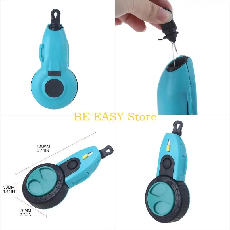 e28f 휴대용 미니 분필 라인 도구 목공 콜백 문자열 릴 릴 키트 잉크가있는 깨진 잉크 분필 라인 마커