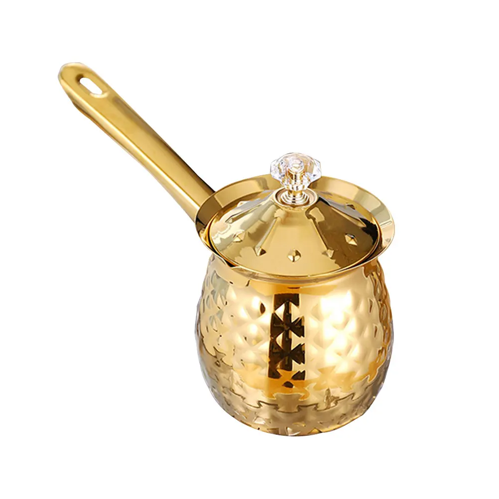 

400ml Golden Stainless Gear Milk Frothing Pitcher Small Capacity Bar Accessory Steaming Pull Flower Cup