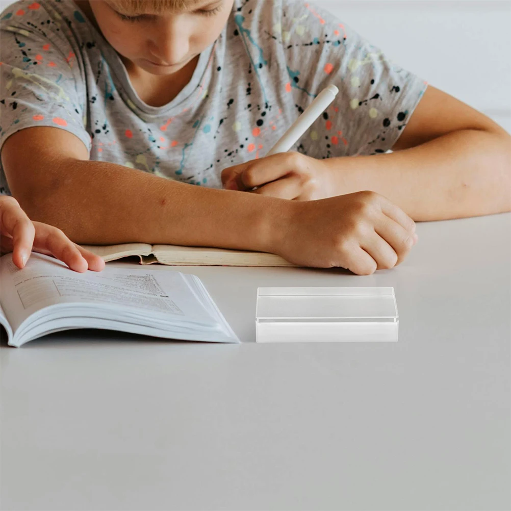 

2Pcs Clear Rectangular Optical Glass Block Enhanced Learning Tool for Complex Optical Principles Experiments