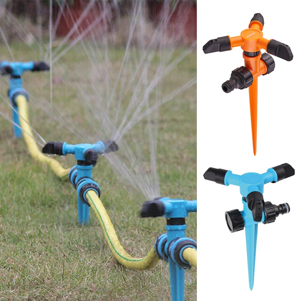 1pcs  360 Degree Rotating Garden Lawn Sprinkler Water Sprayer Head Automatic Irrigation Water Sprinkler Family Garden Supplies