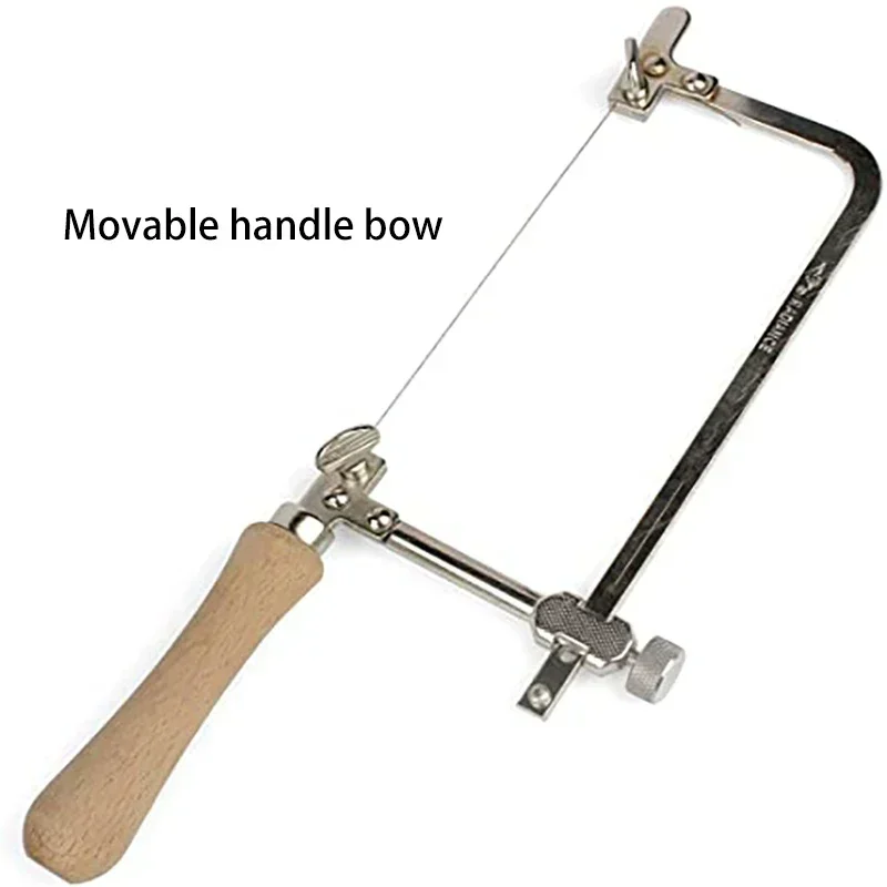 Professional Adjustable Mini Saw Bow 12 Saw Blades Steel Hand Saw for Wood Jewelry Tool Cutting Kit DIY Woodworking Tools Saws