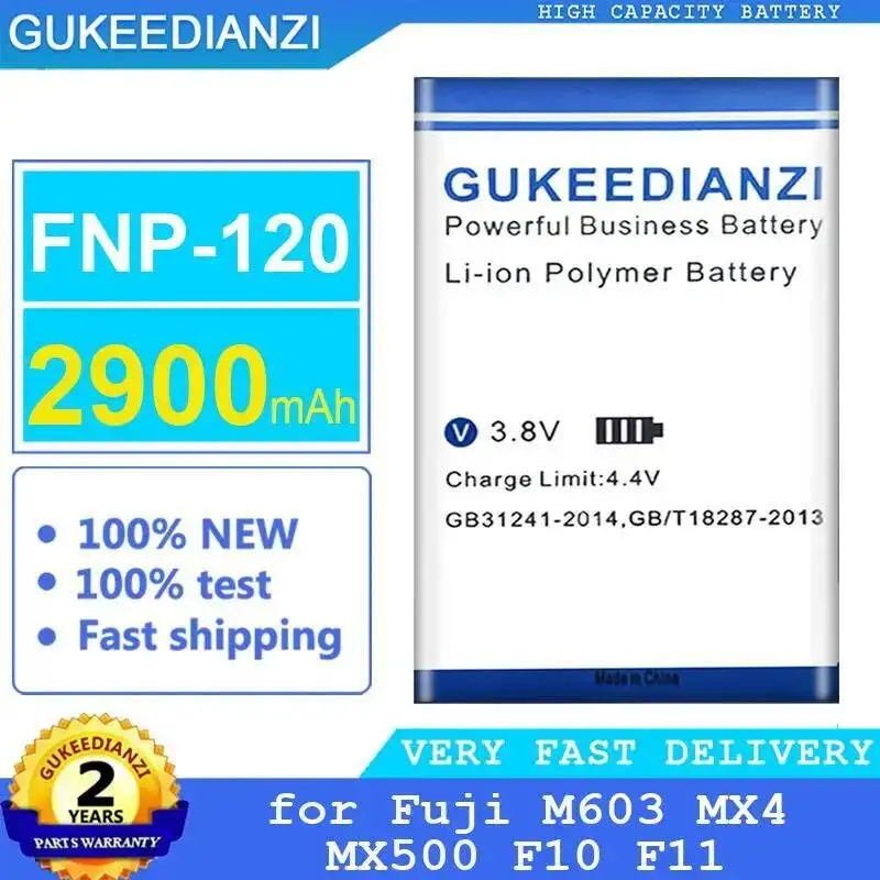 

Fnp-120 High Compatibility Camera Battery For Fuji M603 MX4 MX500 F10 F11 2900Mah