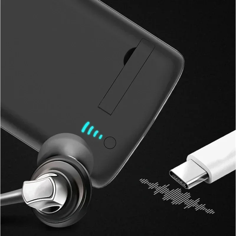 5000mAh Power Bank Battery Charger Case for Samsung S24 S25 Plus/Ultra Backpack Battery Power Bank