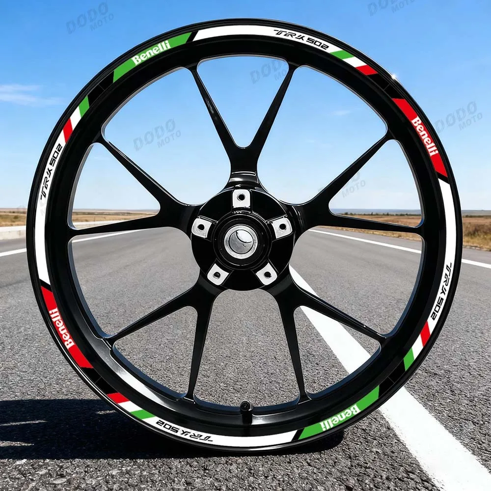 Motorcycle Accessories Refit 17 inch Tire Inner Ring Sticker Wheel Outer Edge Decal Waterproof For TRK502 trk 502 2025-2017 2020