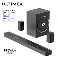 ULTIMEA Skywave F40 Boom 5.1.2ch Sound Bar with Dolby Atmos, Surround Sound System for TV with Subwoofer & 2 Surround Speakers