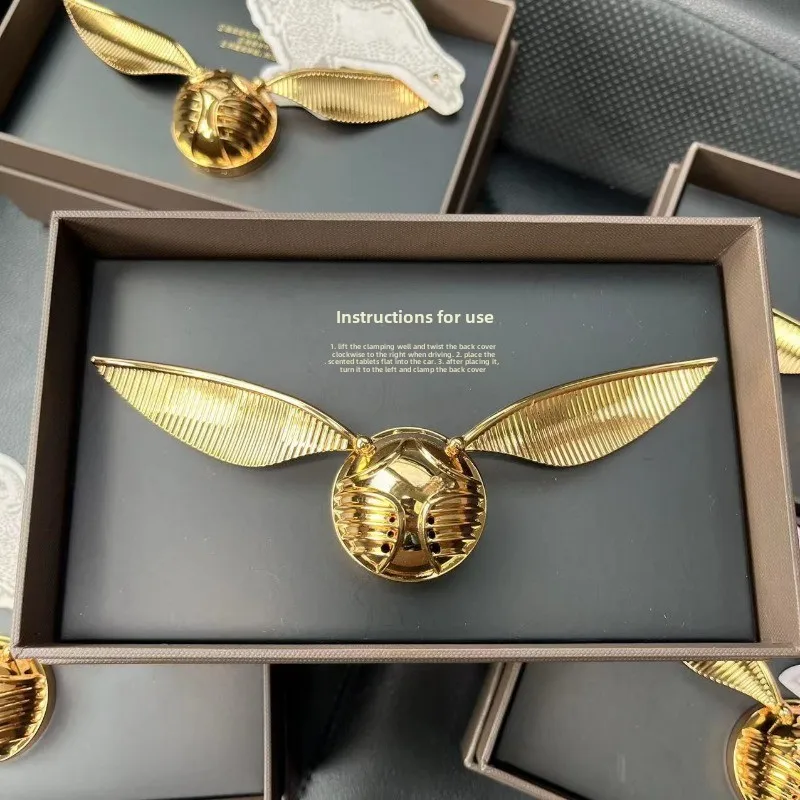 Golden Snitch Car Aromatherapy Car Fragrance Perfume Birthday Gift Trend Ornament Decoration