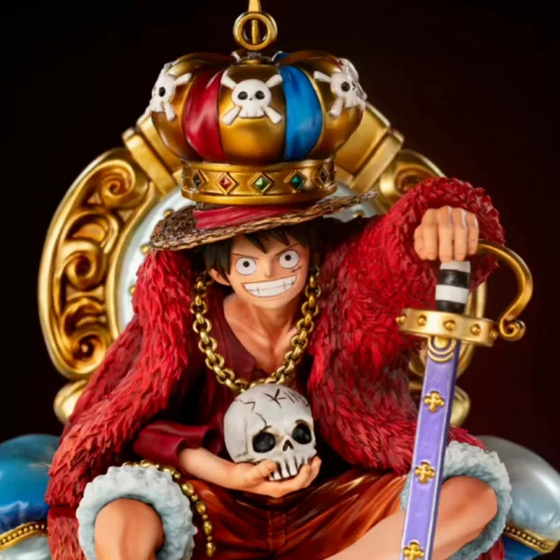 

Bandai Pirates Smsd Throne Crown Luffy Limited Edition Handheld Model Desktop Ornament As A Holiday Surprise Gift For Fans