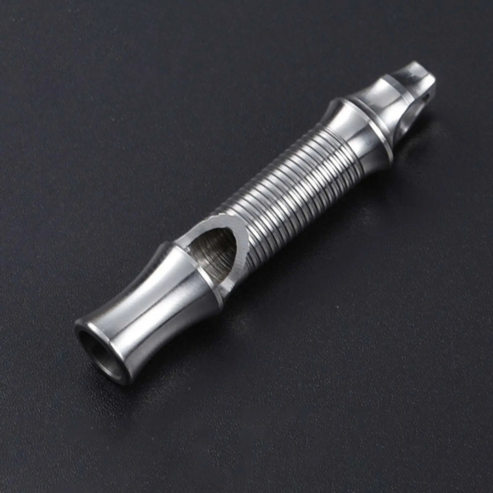 Emergency Whistle Stainless Steel High Decibel Survival Whistle for Hiking