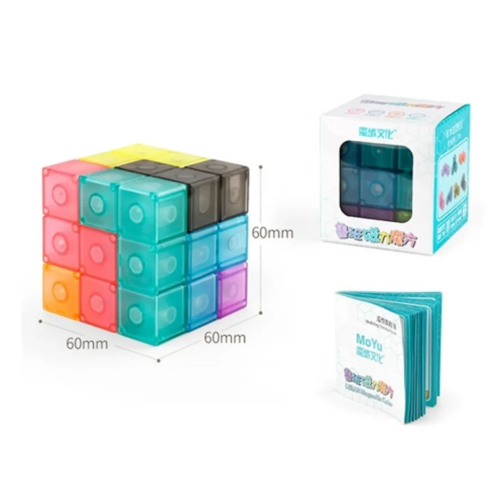 Mein Ruban Magnet würfel 3d Twist Bausteine Puzzle Cubing Klassen zimmer Geschwindigkeit Würfel für Kinder