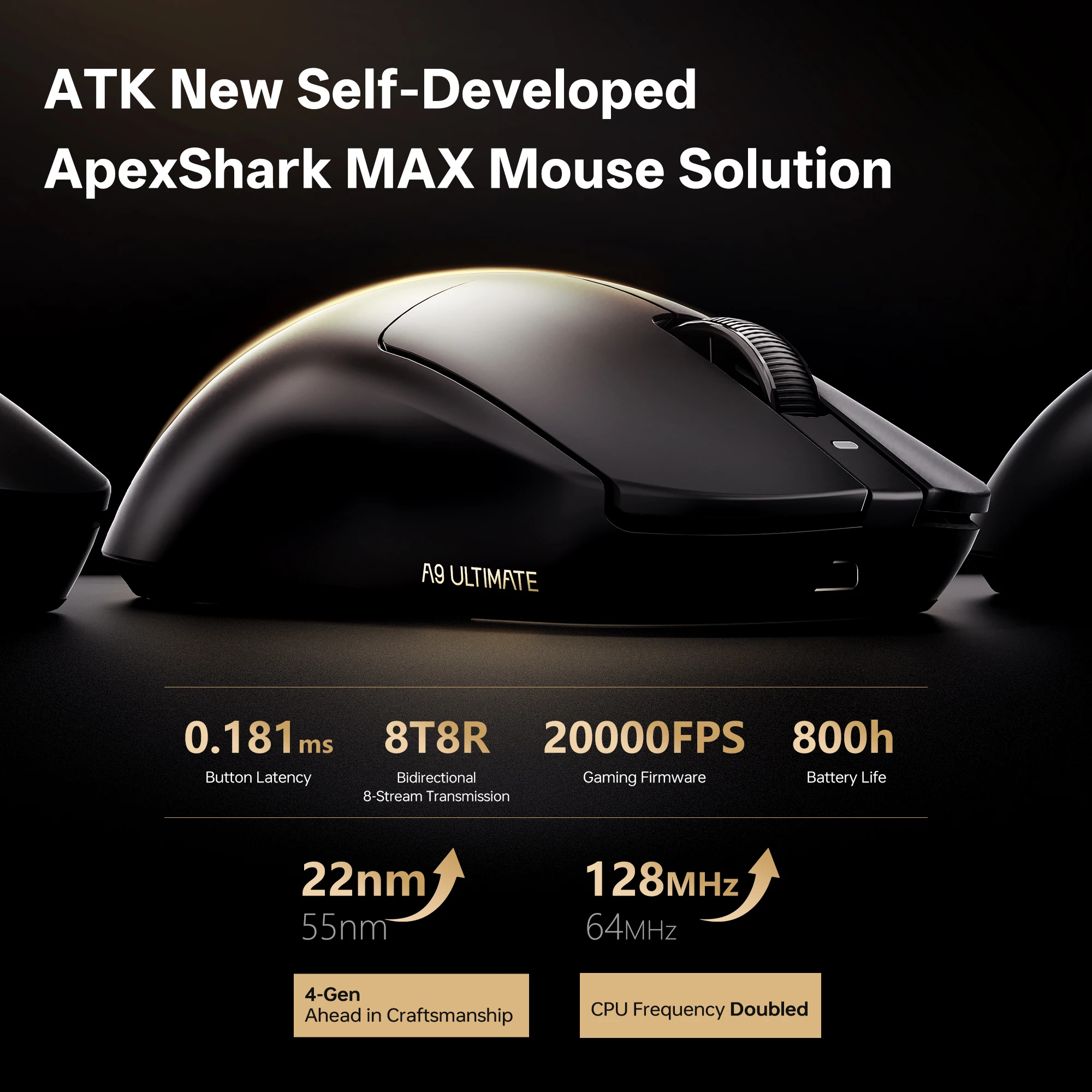 ATK A9 Air Ultimate Wireless E - Ultimate Esports Gaming ulasan dan harga