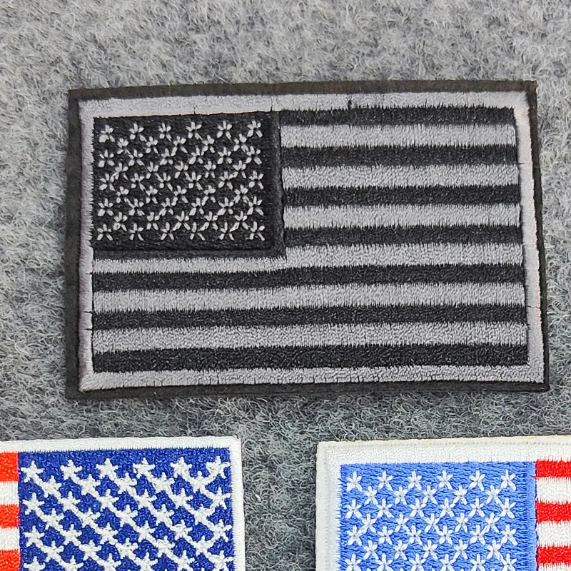 US Flag Embroidery Patch, DIY Ironing, Sewing Fabric, Clothing, Luggage, Shoes and Hats Accessories