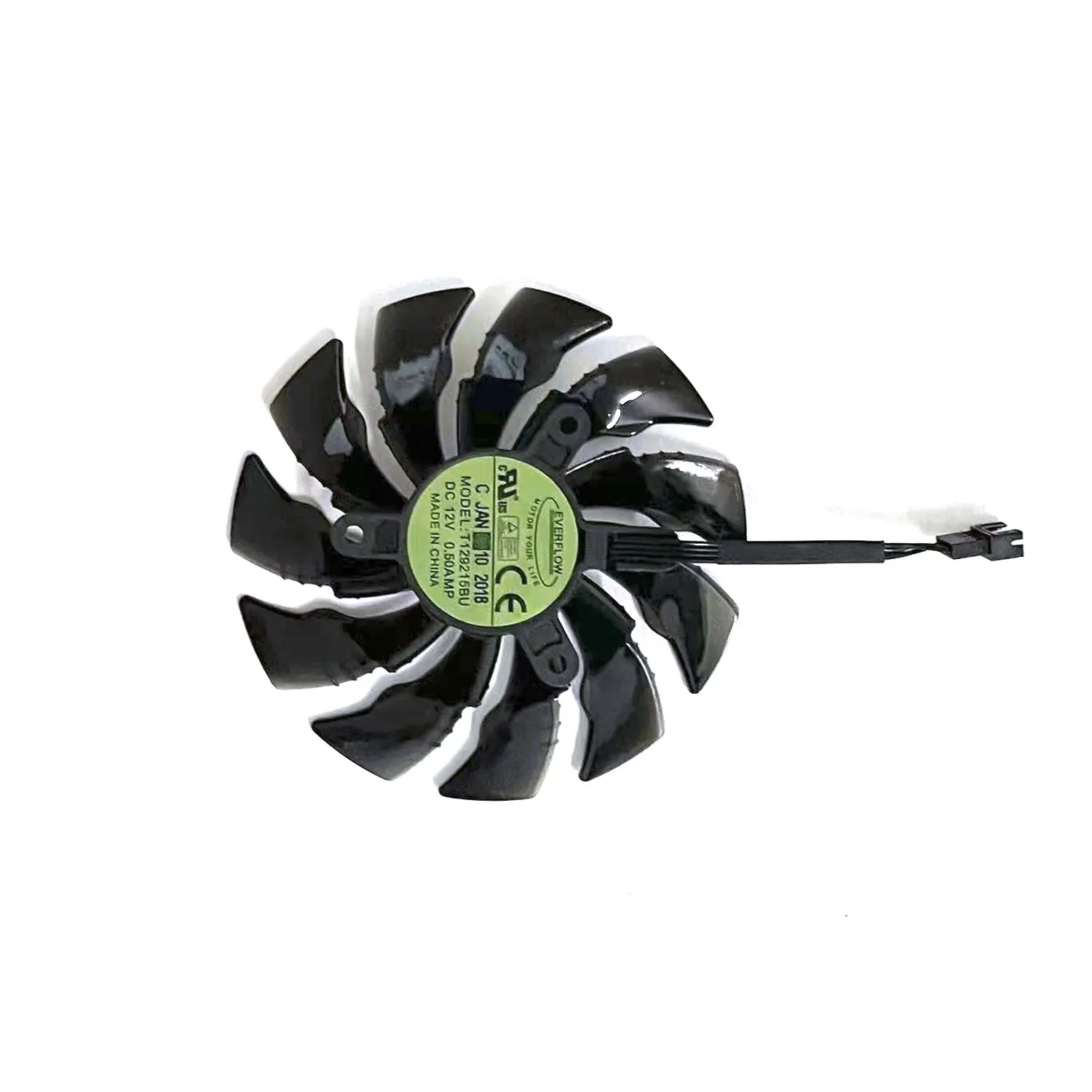 NEW 95MM 4PIN T129215BU AORUS GTX 1060 GPU Fan，For GIGABYTE AORUS GTX 1060 Xtreme Edition 6G 9Gbps Video Card Cooling Fan