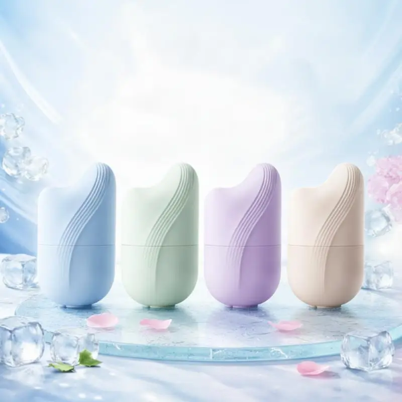 Ice Roller For Face And Eye Silicone Ice Mold Puffiness Relief Facial Skin Care Massage Tools Summer view 2