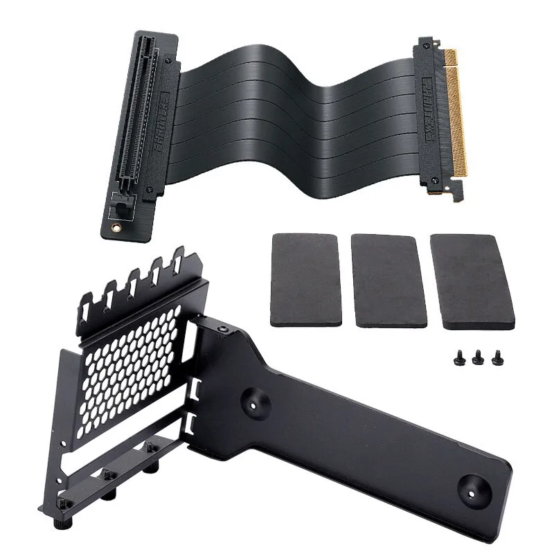 Imagem -03 - Phteks Anti Interferência Gpu Linha de Extensão Computador Pcie 3.0 X16 Verticalmente Suporte de Cartão Vga Suit Slot Mountph-vgpukt_02