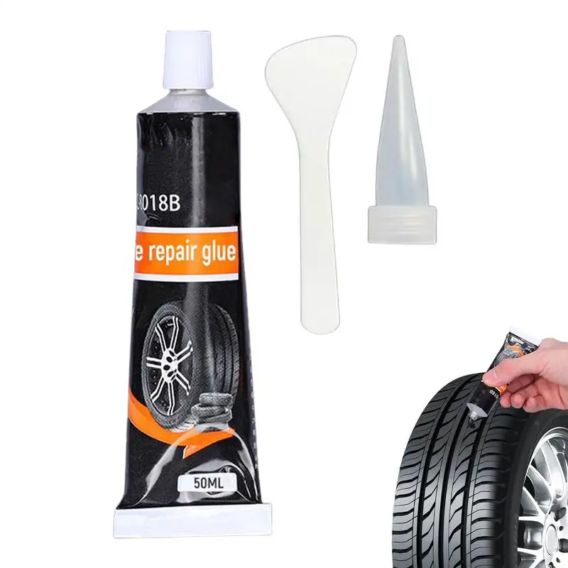 Tire Cement Glue 50ml Strong Rubber Wear-resistant Non-corrosive Adhesive Car Tire Repair Sealant Instant Sealing Bonding Glue