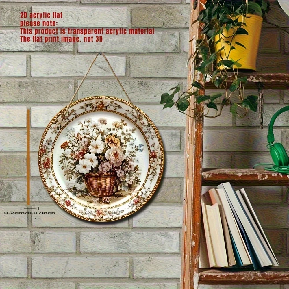 2D Flat, Suitable for All Four Seasons, 2D Flat, a Product That Can Be Used During Festivals. 2D Flat - 2D Flat - Vintage Floral