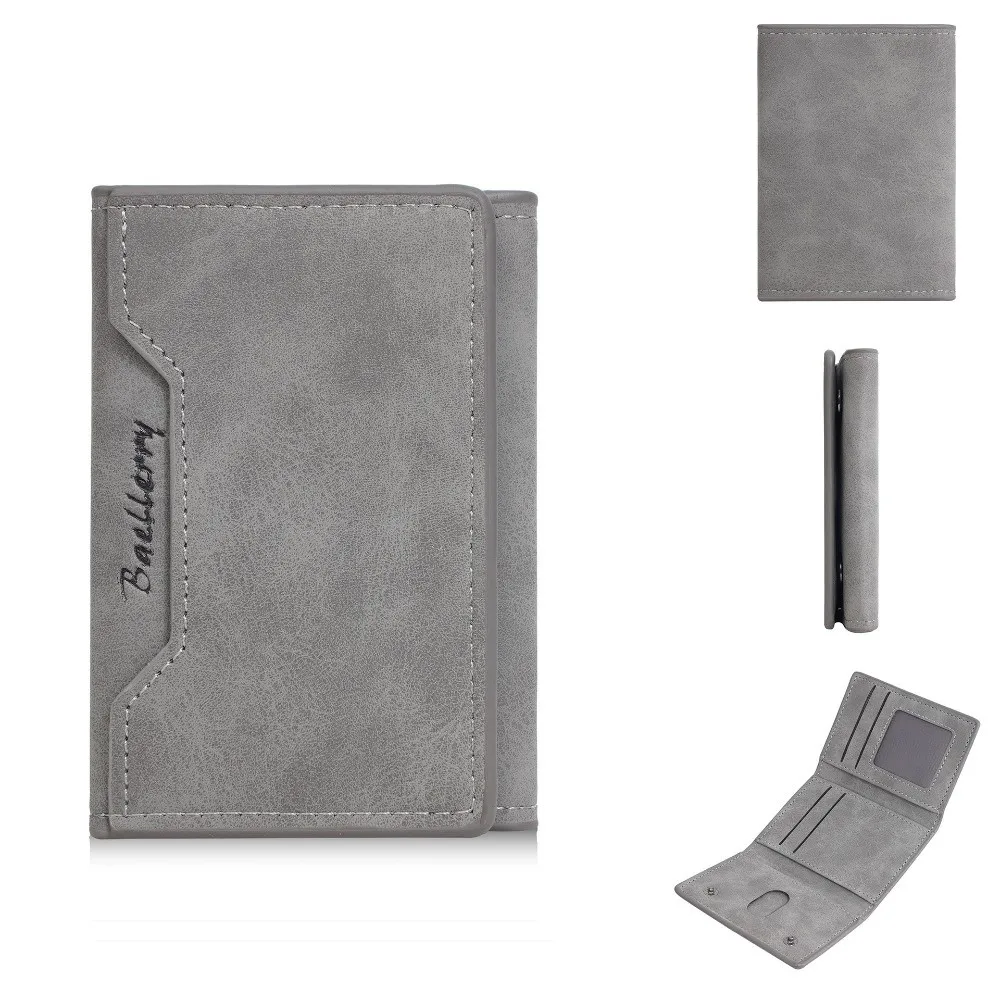 

Portable Mini Men Coin Purse Thin Card Holder Men Wallet Korean Style Square Small Storage Bag Male