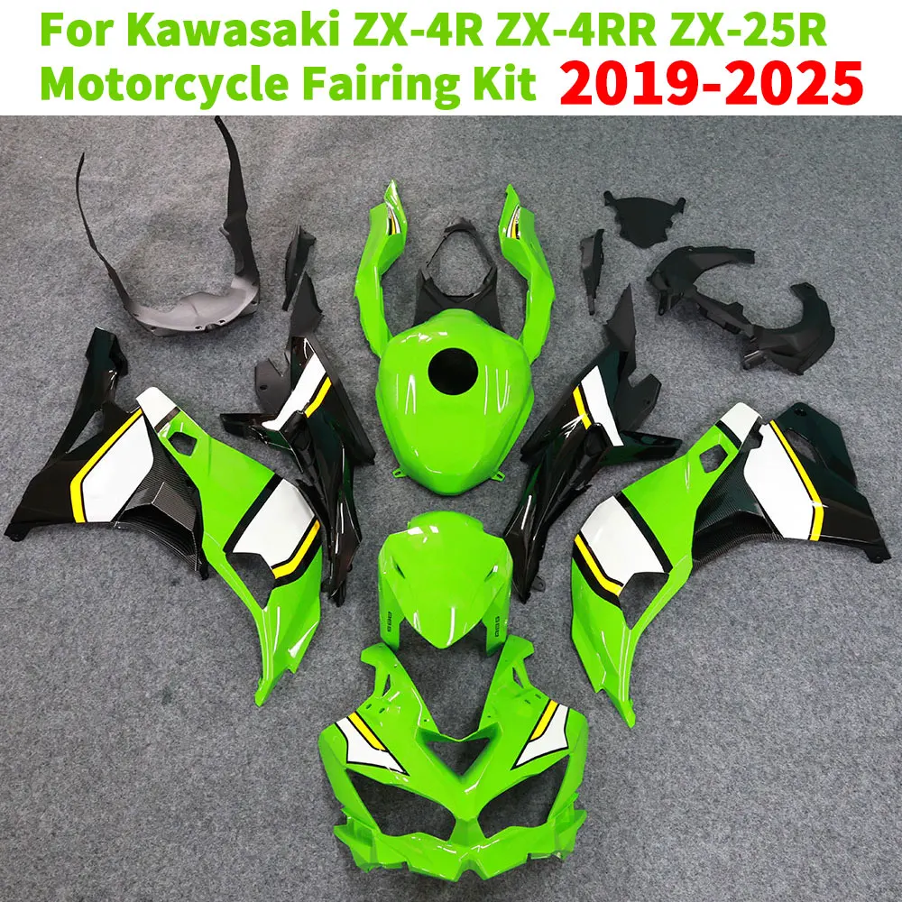 

Fit For KAWASAKI ZX-4R ZX-4RR ZX-25 ZX25R 2019-2025 New ABS Motorcycle Full Fairing Kit Custom Fairings Kits Bodywork Shell