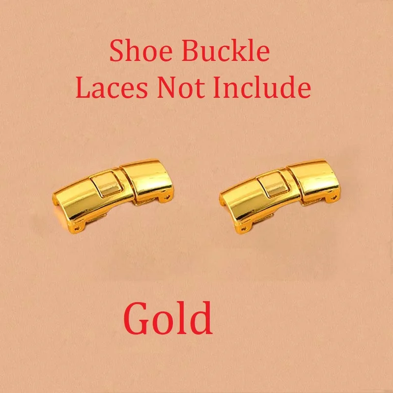 Metal Magnetic Clip Locking Buckle Lazy Laces No Tie Shoelace Buckle Metal No Tie Shoe Buckle Shoe Material Shoe Accessories